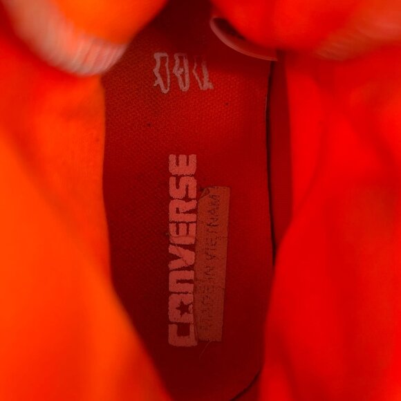 Converse Orange High Top Sneakers | Size 6 - Picture 2 of 10